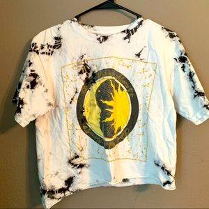 3/$10 crop Sun and moon good vibes tee